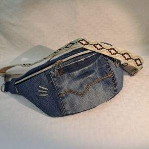 Bodybag aus einer alten Jeans